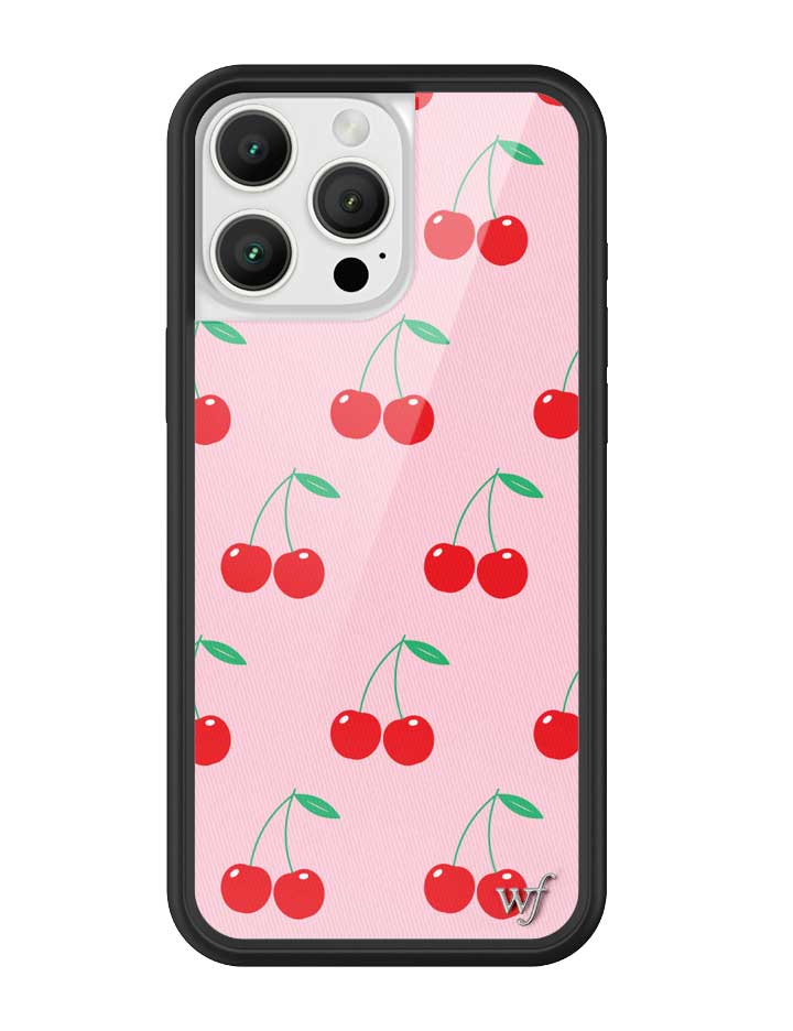 Pink Cherries iPhone 16 Pro Max Case