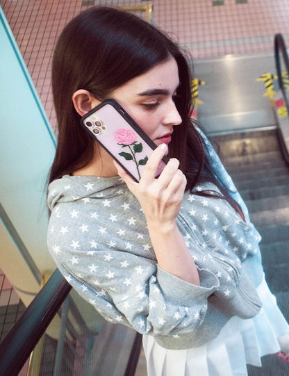 Pink Rose iPhone 16 Pro Max Case