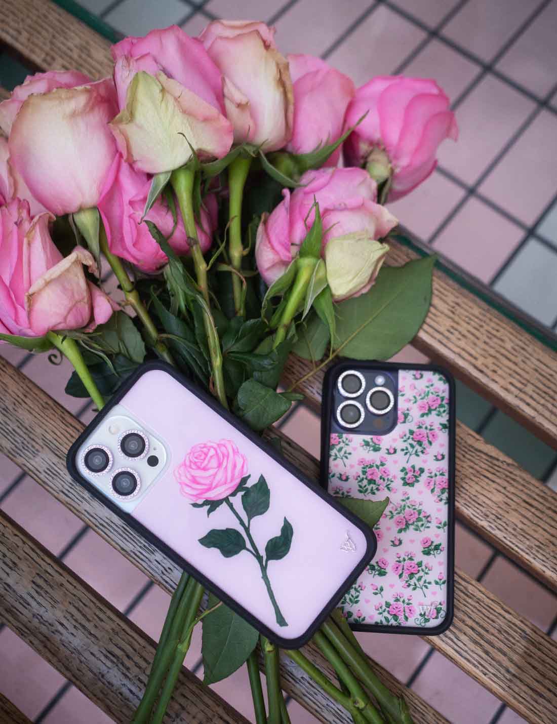 Pink Rose iPhone 16 Pro Max Case