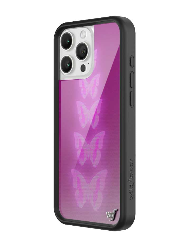 Neon Butterfly iPhone 16 Pro Max Case