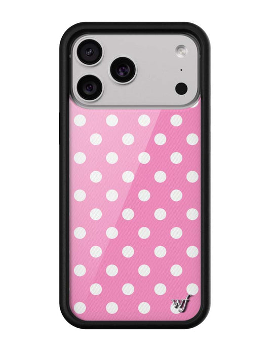 Polka Dot - Pink and White iPhone 18 Pro Max Case