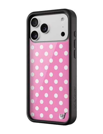 Polka Dot - Pink and White iPhone 18 Pro Max Case