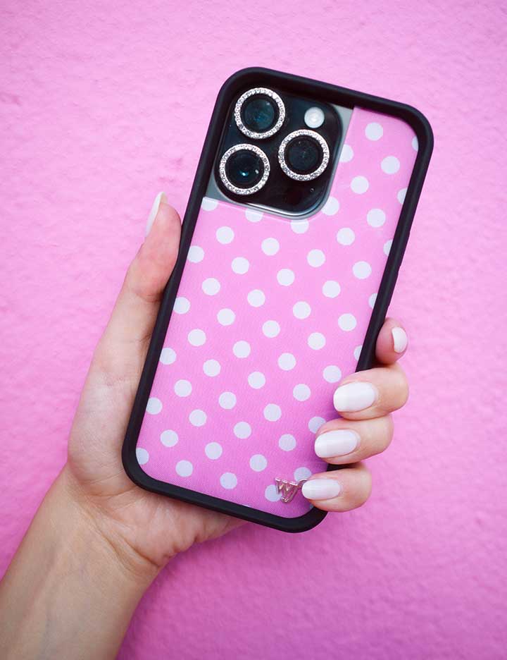 Polka Dot - Pink and White iPhone 18 Pro Max Case