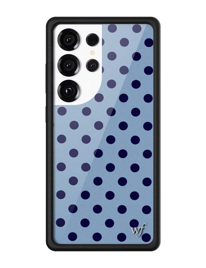 Polka Dot - Blue and Navy Blue Samsung Galaxy CaseGalaxy S25 Ultra Case