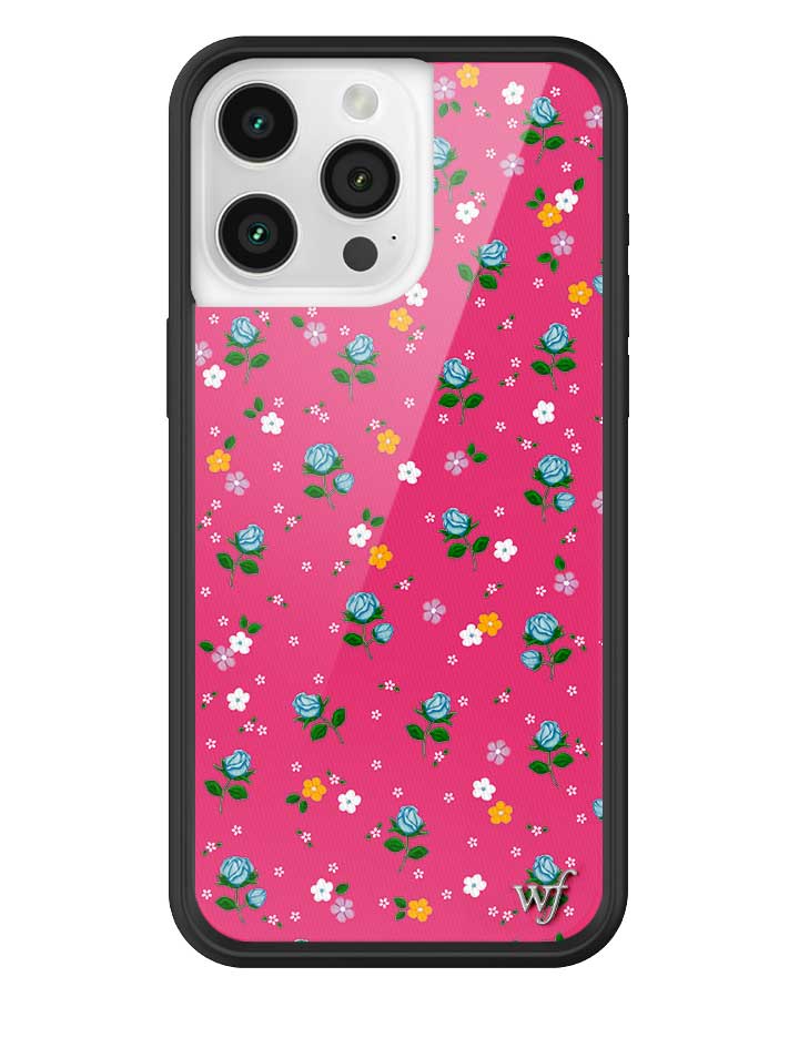 Pink Dainty Florals iPhone 15 Pro Max Case