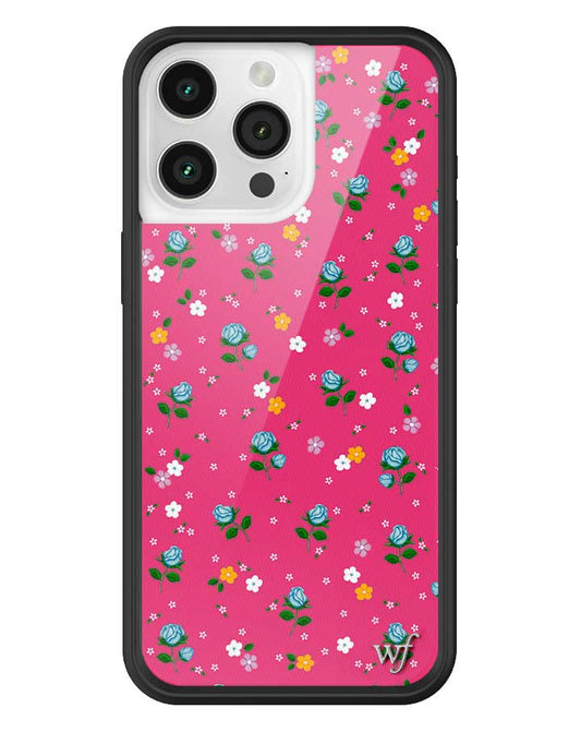 Pink Dainty Florals iPhone 15 Pro Max Case