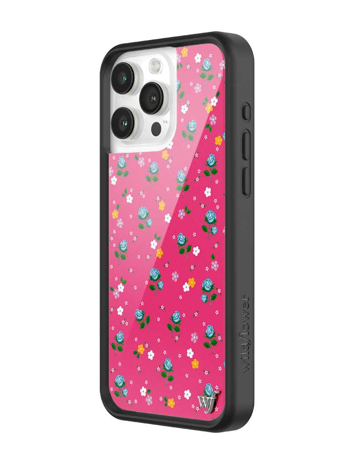 Pink Dainty Florals iPhone 15 Pro Max Case
