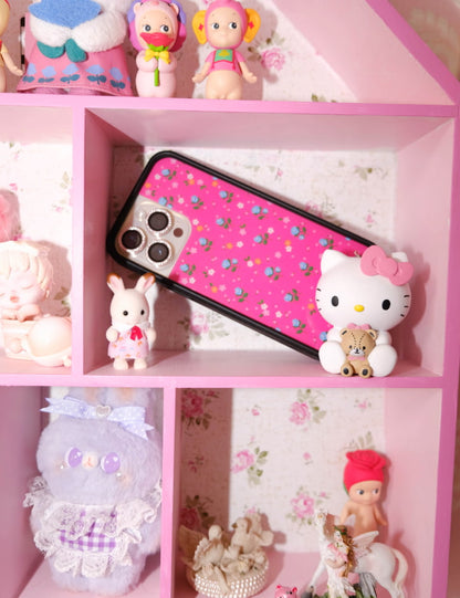 Pink Dainty Florals iPhone 15 Pro Max Case