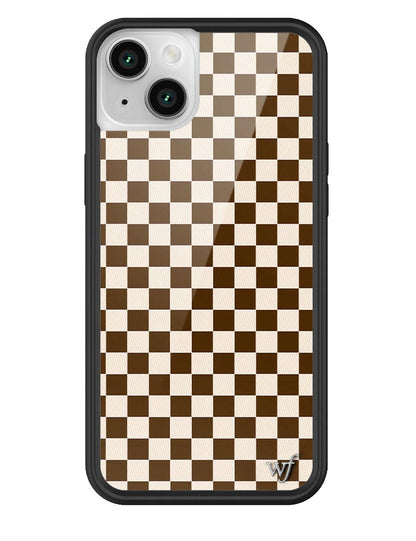Checkers - Brown iPhone Case