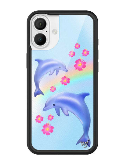 Dolphin Love iPhone 16 Plus Case