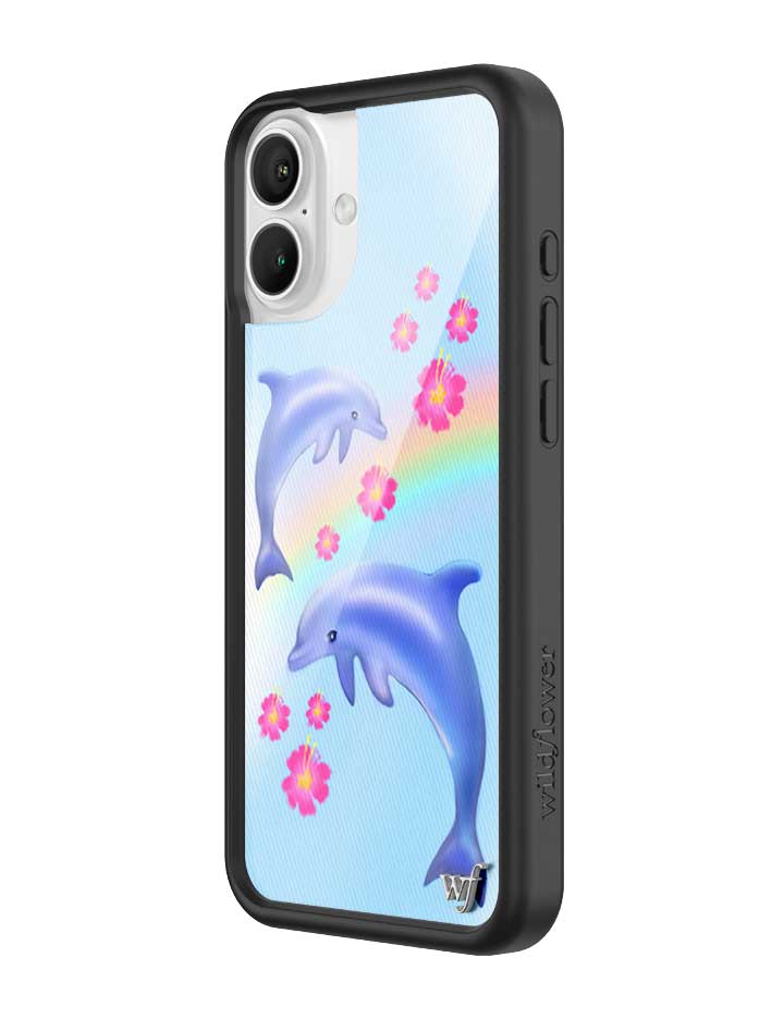 Dolphin Love iPhone 16 Plus Case