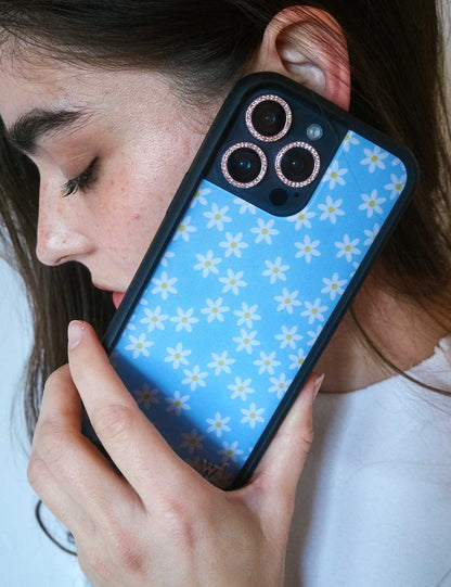 Blue Daisy iPhone 16 Pro Max Case