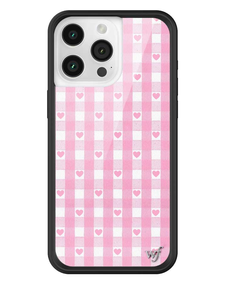 Gingham Hearts - Pink iPhone 15 Pro Max Case