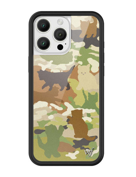 Cat Camo iPhone 16 Pro Max Case