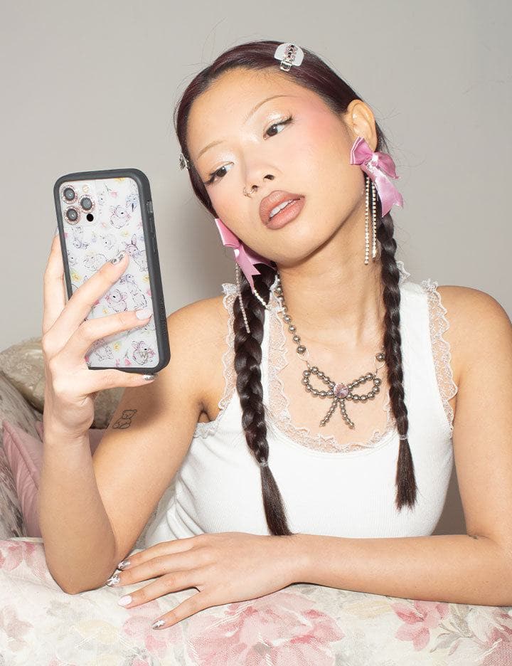 Bunnies in Bonnets iPhone 16 Pro Max Case