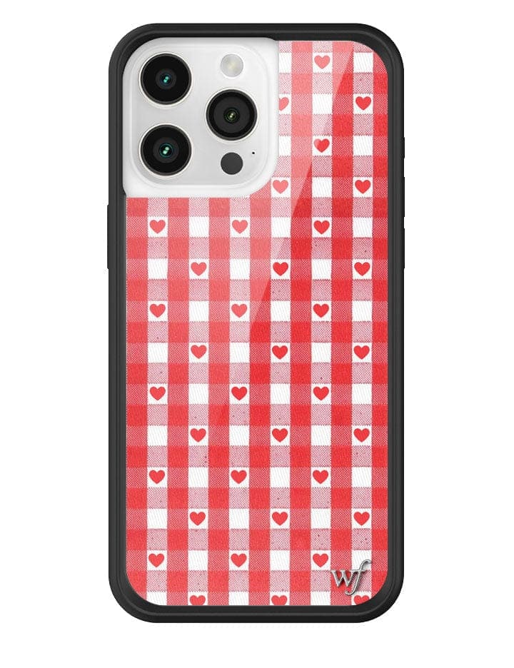 Gingham Hearts - Red iPhone 15 Pro Max Case