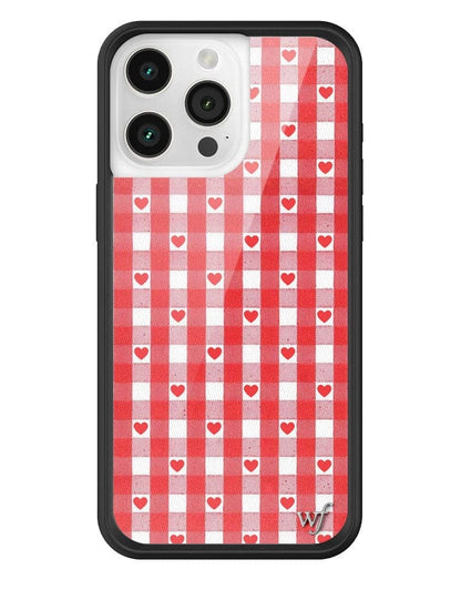 Gingham Hearts - Red iPhone 15 Pro Max Case