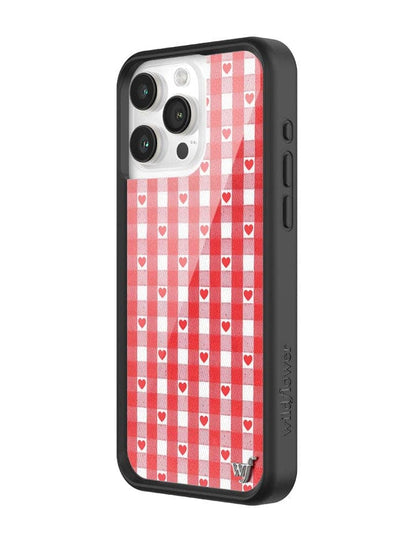 Gingham Hearts - Red iPhone 15 Pro Max Case