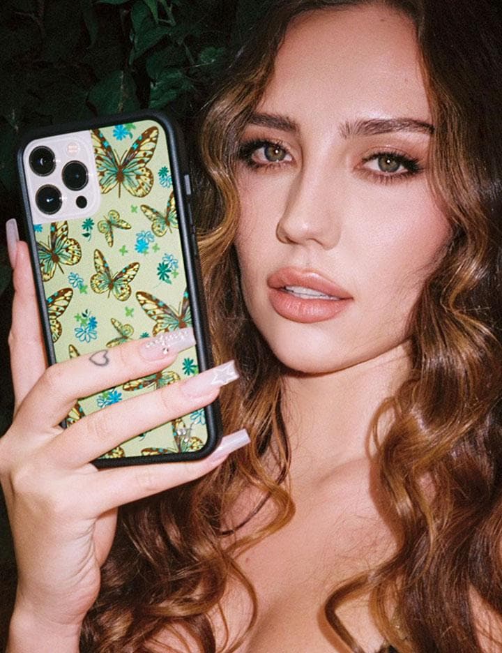 Butterfly - Sage iPhone 15 Plus Case