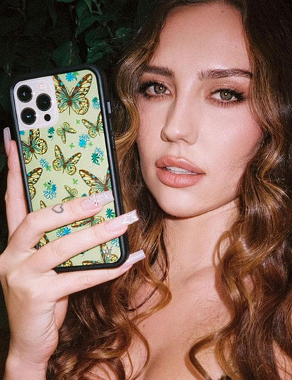 Butterfly - Sage iPhone 15 Plus Case